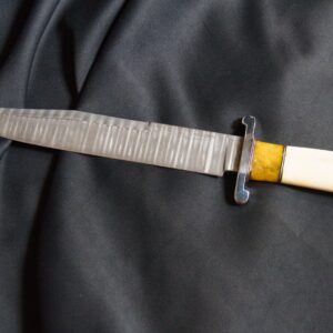 Hibben Damascus Bowie