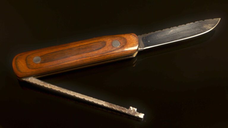 Vintage Seki Japan Folding Hunter Knife – Nichiri with Rosewood Handle