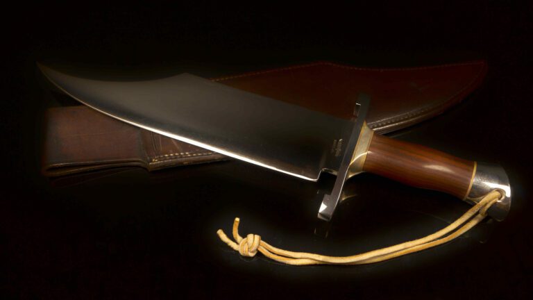 Rare Vintage Gil Hibben Custom Bowie Knife – Manti, UT Era (1965-1970)