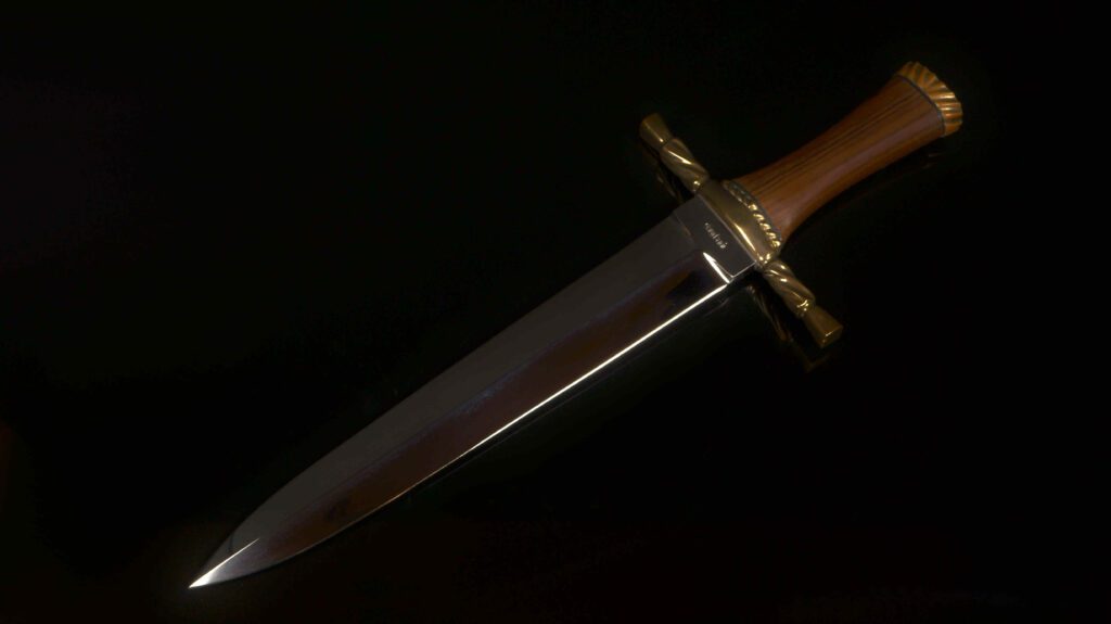 Early Virgil England Double Hollow Round Sword