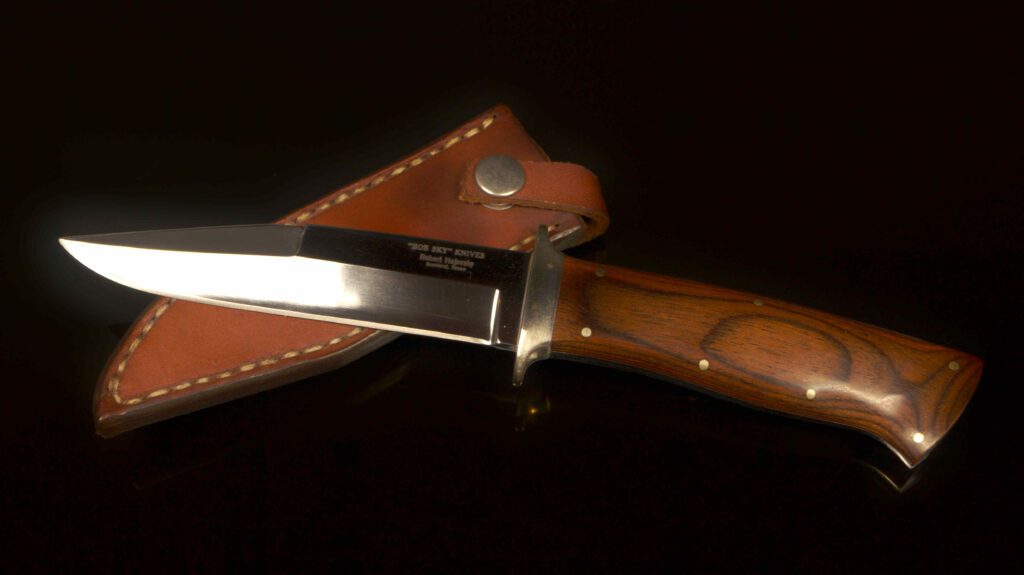 "Bob Sky" Custom Fixed Blade Hunting Knife