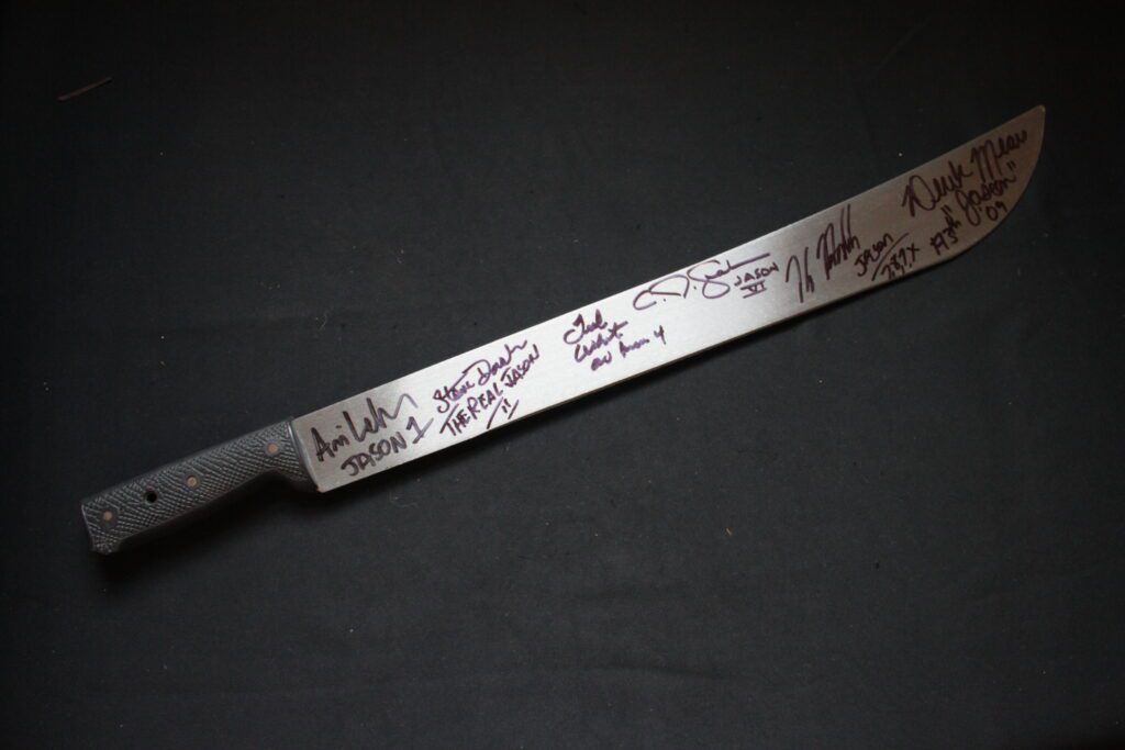 Friday the 13th Signed Machete