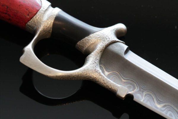 Virgil England Damascus Dagger - Image 2