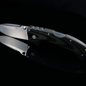 Cold Steel 4 Max S35VN folding knife — open blade view showing S35VN steel and ergonomic handle