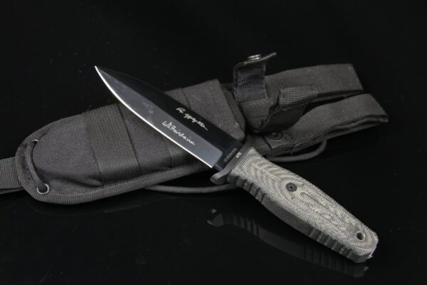 Boker Applegate-Fairbairn EDC Boot Knife 4-7/8" Blade, Micarta Handle