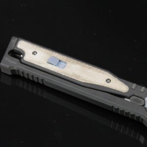 Reate EXO Exoskeleton Design Elmax Black Micarta Gravity