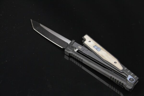 Reate EXO Exoskeleton Design Elmax Black Micarta Gravity - Image 2