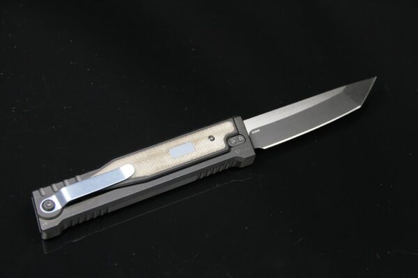 Reate EXO Exoskeleton Design Elmax Black Micarta Gravity - Image 3