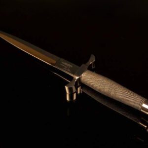 Rare Gil Hibben Silver Shadow Dagger (Original Handmade, Kentucky)