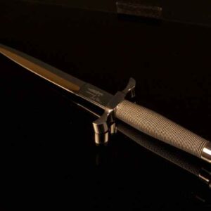 Rare Gil Hibben Silver Shadow Dagger (Original Handmade, Kentucky)