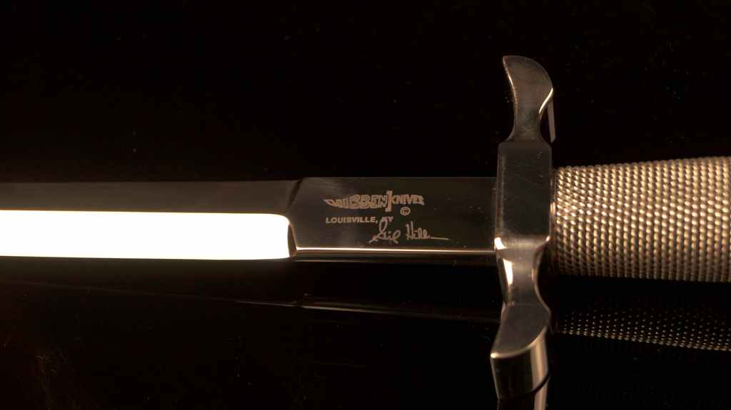 Rare Gil Hibben Silver Shadow Dagger (Original Handmade, Kentucky) - Image 2