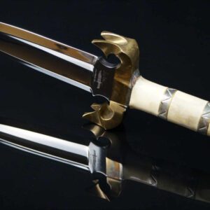 Gil Hibben Custom Hollow Grind Blade with Brass Hilt and Pommel