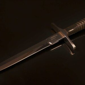 Gil Hibben - Louisville Silver Shadow with Custom Micarta Handle