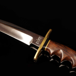 Vintage Ralph Bone Custom Sub-Hilt Bowie Knife – Mint