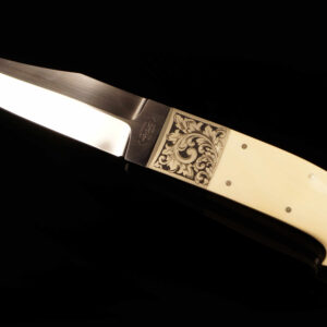 Custom Fred Carter Hand-Engraved 2 Knife Set