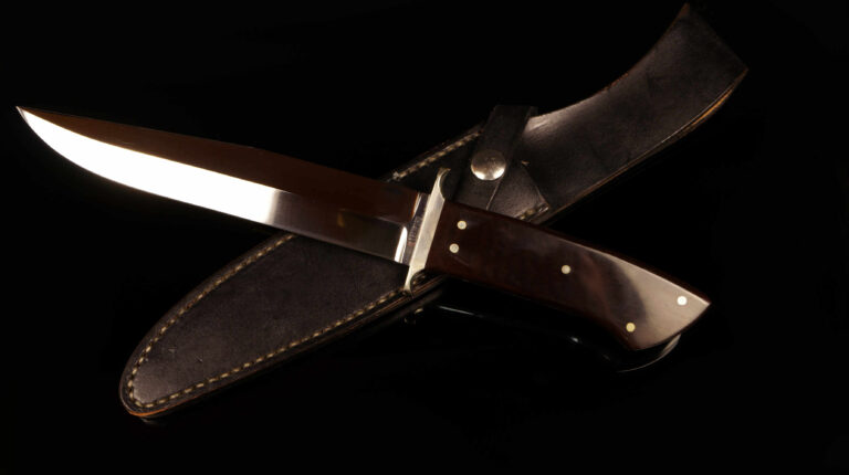 1976 Pat Crawford Custom Bowie Fighter Knife #19