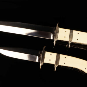 Matched 1977 Pat Crawford Custom Sub-Hilt Fighter Set #30 – 4" & 7" Companion Pair
