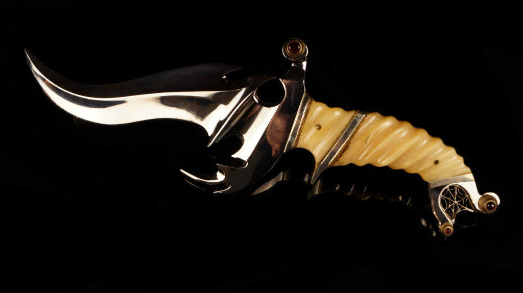 Gil Hibben Elf Dirk- With Coral Handle